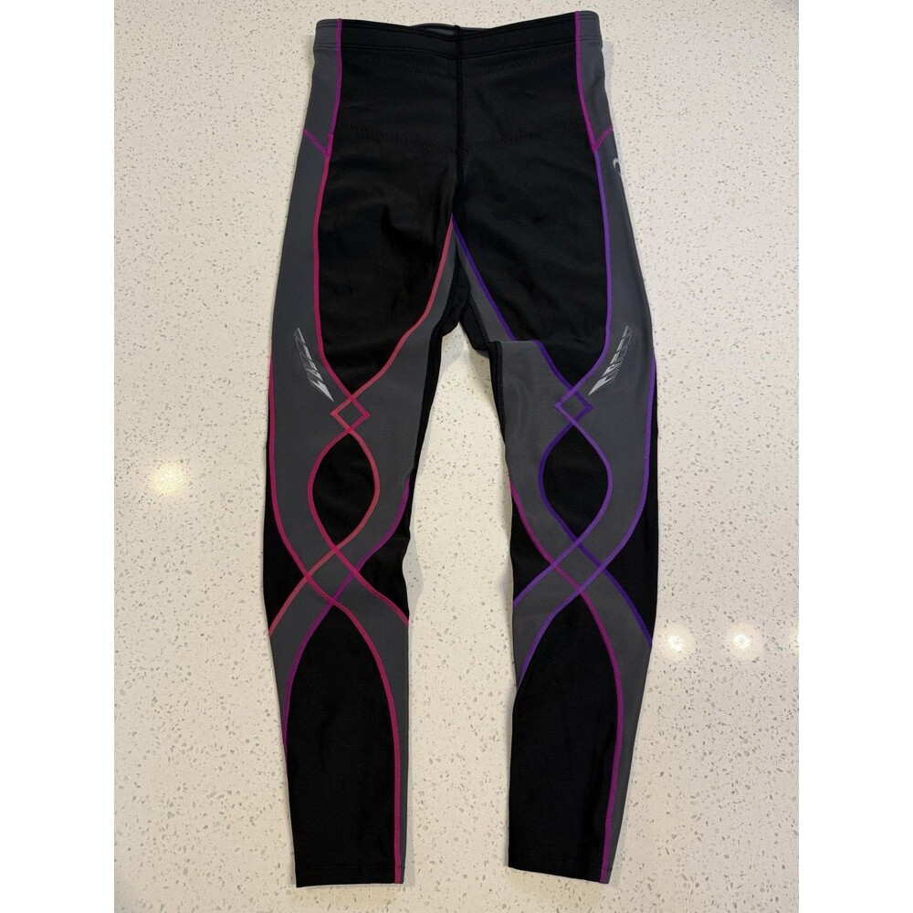 CW-X Stabilyx Compression Tights Women’s Medium Black Style 3/4 Length